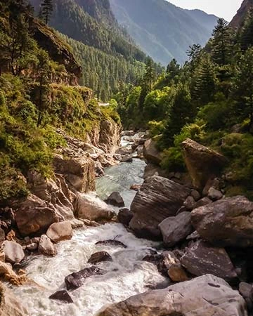 Camping in Kasol