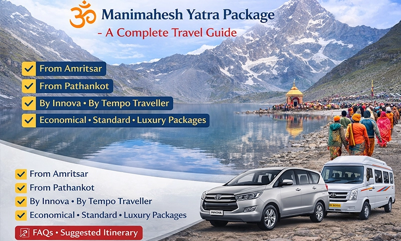 Manimahesh Yatra Tour Package 2026
